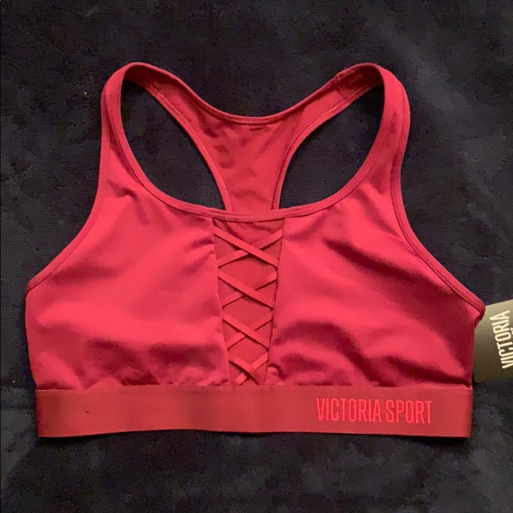 Victoria Secrets “the player” sports bra, size L